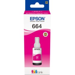 EPSON Tintenbeh&auml;lter 664 magenta T664340 EcoTank L355/L555 6500 Seiten