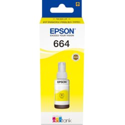 EPSON Tintenbeh&auml;lter 664 yellow T664440 EcoTank L355/L555 6500 Seiten