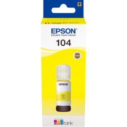 Epson - Tintenbehälter 104 yellow