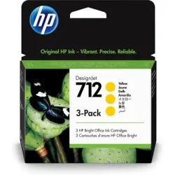 HP Tintenpatrone 712 yellow 3ED79A DesignJet T230/250/630 3 St&uuml;ck