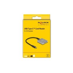 Delock Card Reader Extern USB-C für SD Express-Speicherkarten