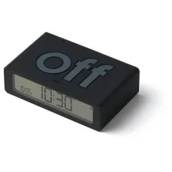 LEXON Flip Mini Wecker, Black