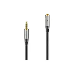 sonero - Audio-Kabel 3.5 mm Klinke - 3.5 mm Klinke 10 m, Schwarz, One Size