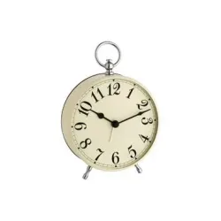 TFA Dostmann Klassischer Wecker Retro Beige