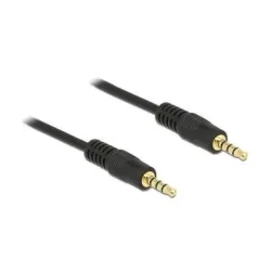 DeLock - Audio-kabel 3,5 Mm Klinke - 3,5 Mm Klinke 0.5 M, Schwarz, One Size