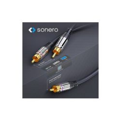 sonero Subwoofer Stereo / Mono Y-Kabel Cinch - Cinch 2 m
