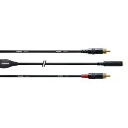 Cordial Audio-Kabel CFY 0.3 YCC 3.5 mm Klinke - Cinch 0.3 m