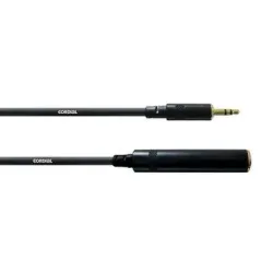 Cordial Audio-Kabel CFM 3 WK 3.5 mm Klinke - 6.3 mm Klinke 3 m