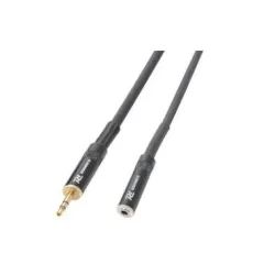 PD-Connex - CX90-1 Klinke 3,5mm, male - Klinke 3,5mm, female 1.5 m, Schwarz, One Size
