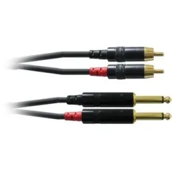 Cordial Audio-Kabel CFU 6 PC Cinch - 6.3 mm Klinke 6 m