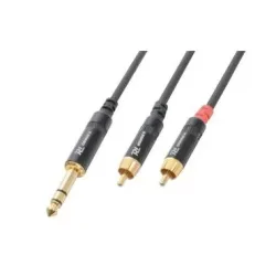 PD Connex CX84-3 Klinke 6.3 mm, male - Cinch 3 m