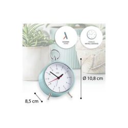 ADE Klassischer Wecker Retro Hellblau