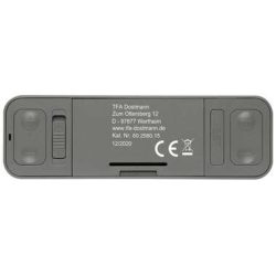 TFA Dostmann Funkwecker Twist Grau