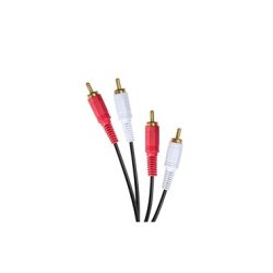 Skytronic - Audio-Kabel CX402-1 Cinch - Cinch 1.2 m, Schwarz, One Size