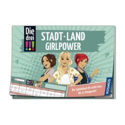 Kosmos Kinderspiel Die drei !!! Stadt Land Girlpower -DE-