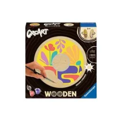 Ravensburger Malen nach Zahlen CreArt Wooden – Organische Schwingungen