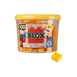 BLOX Bausteine 100 gelbe 4er Steine
