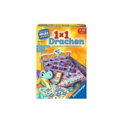 Ravensburger 24976 - 1x1 Drachen - Lernspiel für Kinder, Rechenspiel für Kinder von 7-10 Jahren, für 2-4 Spieler, Zahlenraum 1-100, kleines Einmaleins