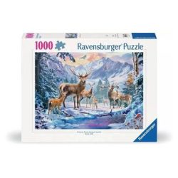 Ravensburger Puzzle Rehe und Hirsche im Winter 1000 Teile