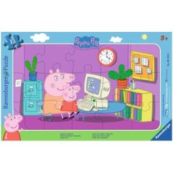 Ravensburger Peppa am Computer Puzzle 15 teilig 06123