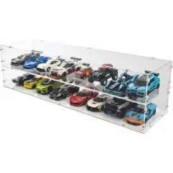 iDisplayit Acryl-Display XL für 8 x LEGO Speed Champions Modelle