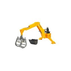 Zubehör: Heckbagger mit Greifer 02338