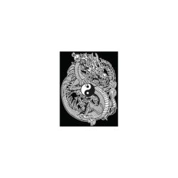 Tataruga Malset Samtbild A4, YinYang-Drache