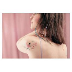 Partydeco Tattoo Set Blumen