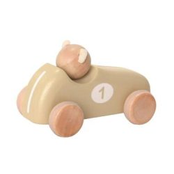 Spielba Holzspielwaren Rückzugautos Bär und Panda assortiert