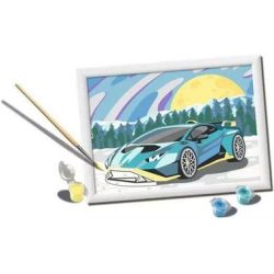 Ravensburger Malen nach Zahlen CreArt: Blue Lamborghini