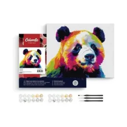 Colorelle Malen nach Zahlen Panda Pop Art