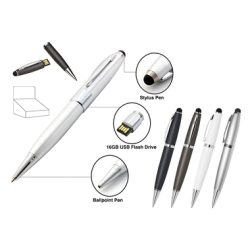 ROOST Touch Pen mit USB-Schl&uuml;ssel CM3293 16 GB ass.