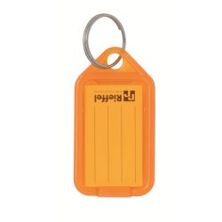 RIEFFEL Schl&uuml;sseletiketten 38x22mm KT 1000 ORAN orange 100 St&uuml;ck