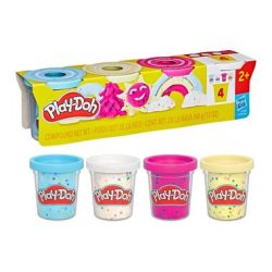Play-Doh Knetmasse 4er Pack Konfetti