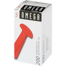 OMEGA Rundkopfklammern 5 26mm 134020592 Alu 100 St&uuml;ck