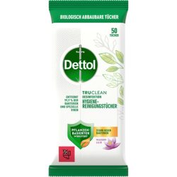 DETTOL Hygiene Reinigungst&uuml;cher 3238149 Wasserlilie 50 St&uuml;ck