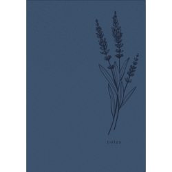 NATUR VERLAG Notizbuch Crushpaper A5 11001N Lavendel Mono, dotted