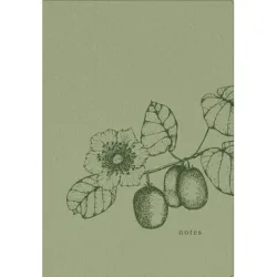 NATUR VERLAG Notizbuch Crushpaper A5 11007N Kiwi Mono, dotted