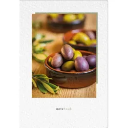 NATUR VERLAG Notizbuch Crushpaper A5 11012N Olive Foto, dotted