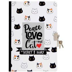 ROOST Tagebuch Katze XL1899 Katze, dotted