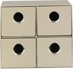 ANCOR Schubladen Box 116168 ECOLOGIQUE, 4 Schubladen