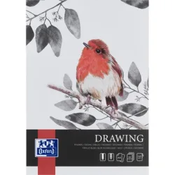 OXFORD Art Zeichnenblock A4 400166107 blanko, 160g 40 Blatt