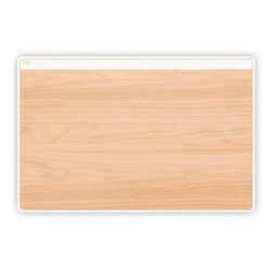 CEP Schreibunterlage 58.5x38.5cm 1008001021 weiss/buche