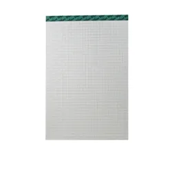 B&Uuml;ROLINE B&uuml;roblock recycling A6 725273 kariert, 70g, 4mm 100 Blatt