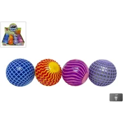 ROOST H&uuml;pfball Disco mit Licht 621584 assortiert, 6cm