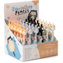ROOST Bleistift niedliche Katze STA345 4 assortiert