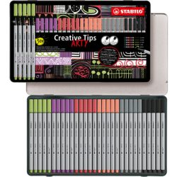 STABILO Kreativset Tips Arty 89/30-6-2-20 Pastell 30 St&uuml;ck