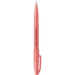 PENTEL Brush Sign Pen SES15C-FBX Fluo rot