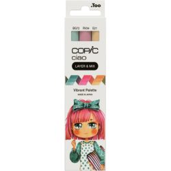 COPIC Marker Ciao 220750307 Vibrant Palette 3 St&uuml;ck