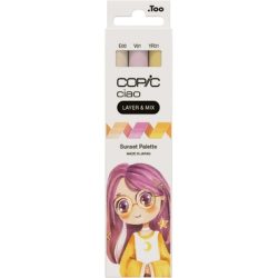 COPIC Marker Ciao 220750308 Sunset Palette 3 St&uuml;ck